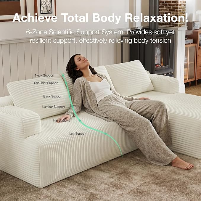 Novilla L-Shape Sectional Couches - Image 5