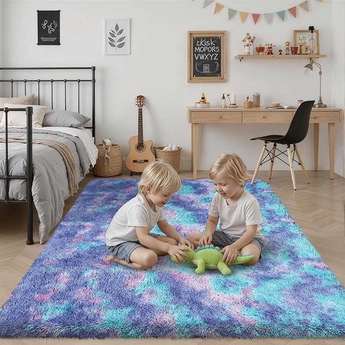 6x9 Area Rugs for Living Room Bedroom: Ultra Soft Fluffy Shag Rug Upgrade - Image 7
