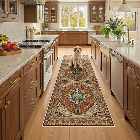 RELEANY Area Rugs 2'x8' Runner Rug Non Slip Washable by RELEANY