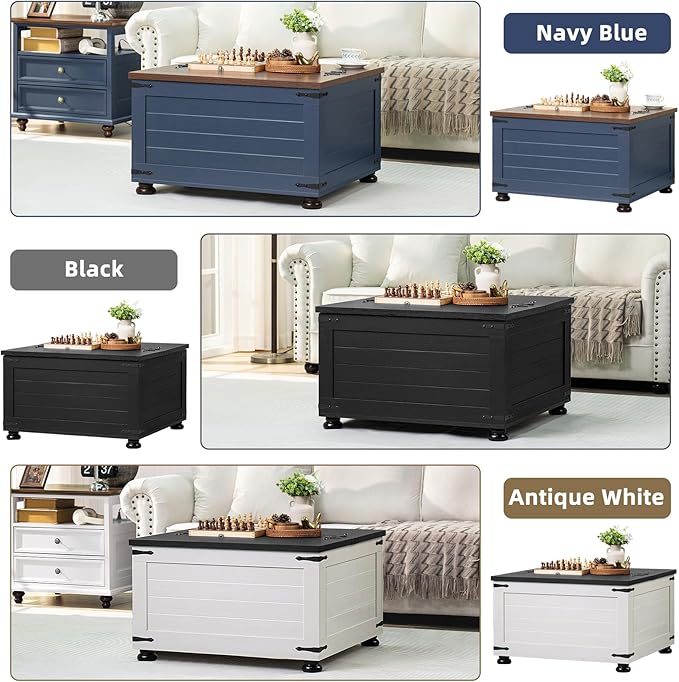 Joaxswe Farmhouse Coffee Table - Image 8