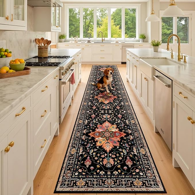 RELEANY Area Rugs 2'6"x10' Runner Rug Non Slip Washable - Image 3