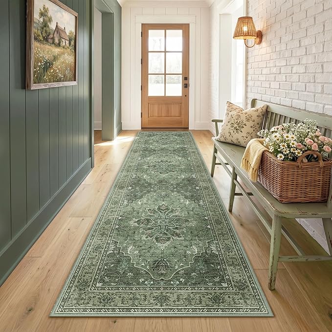 RELEANY Area Rugs 2'x7' Runner Rug Non Slip Washable by RELEANY