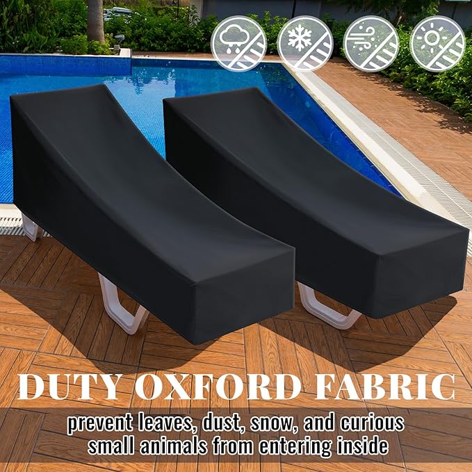 Patelai 2 Set Outdoor Chaise Lounge Cushions - Image 7