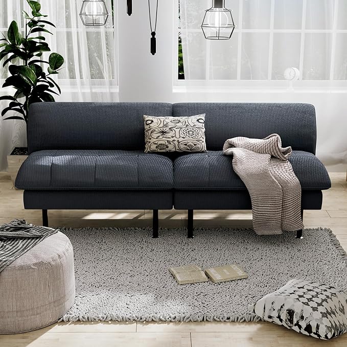 Ribilake 3 Sets 70" Futon Sofa Bed, 4 in 1 Multi-Function Couch Sleeper - Image 7