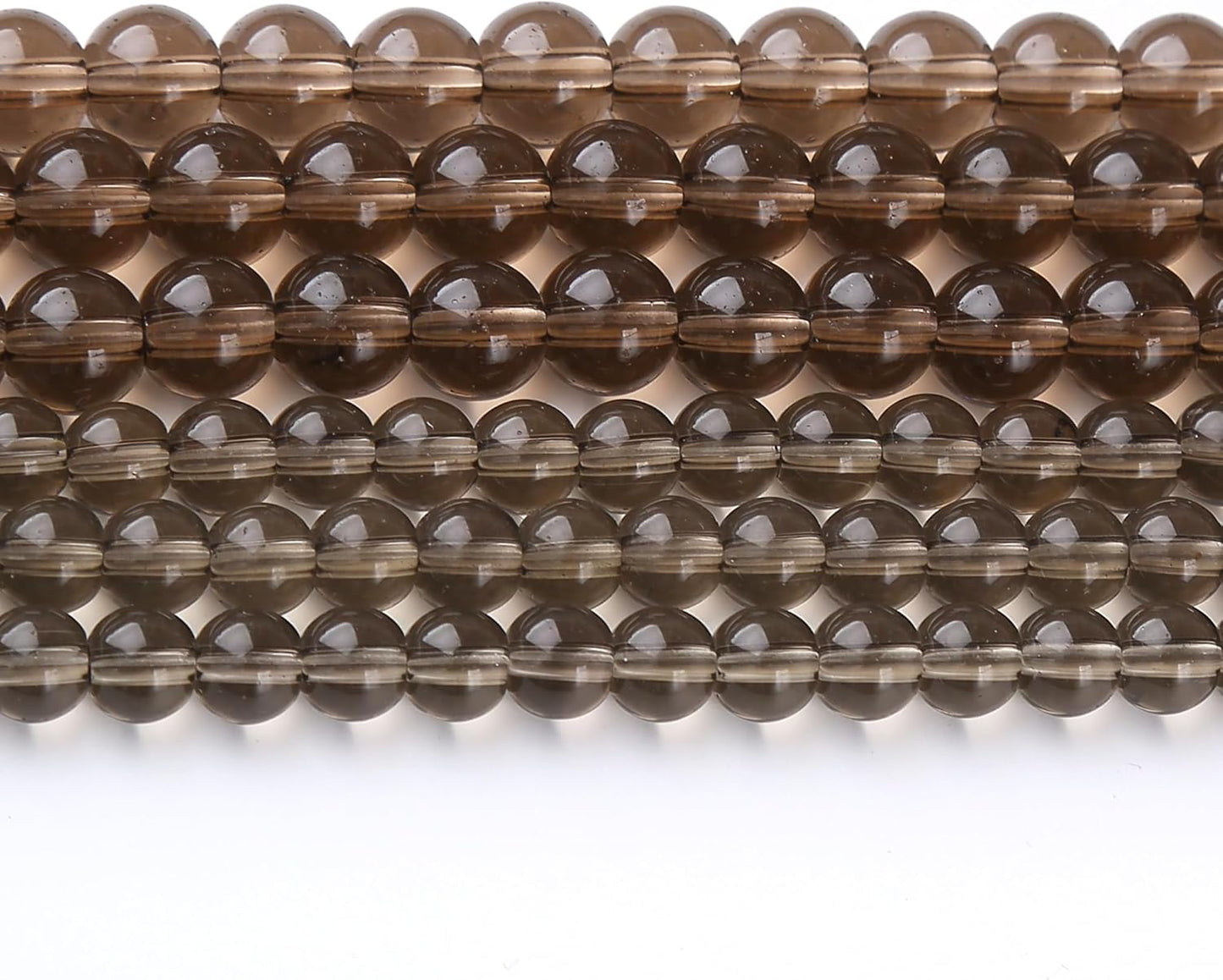 Tawny Glass Stone Beads Gemstone Round Crystal Energy Jade Beads Stone Beads for Jewelry Making DIY Bracelet Necklace Jewelry Making 1 Strand 15.5inch 32PCS 12MM