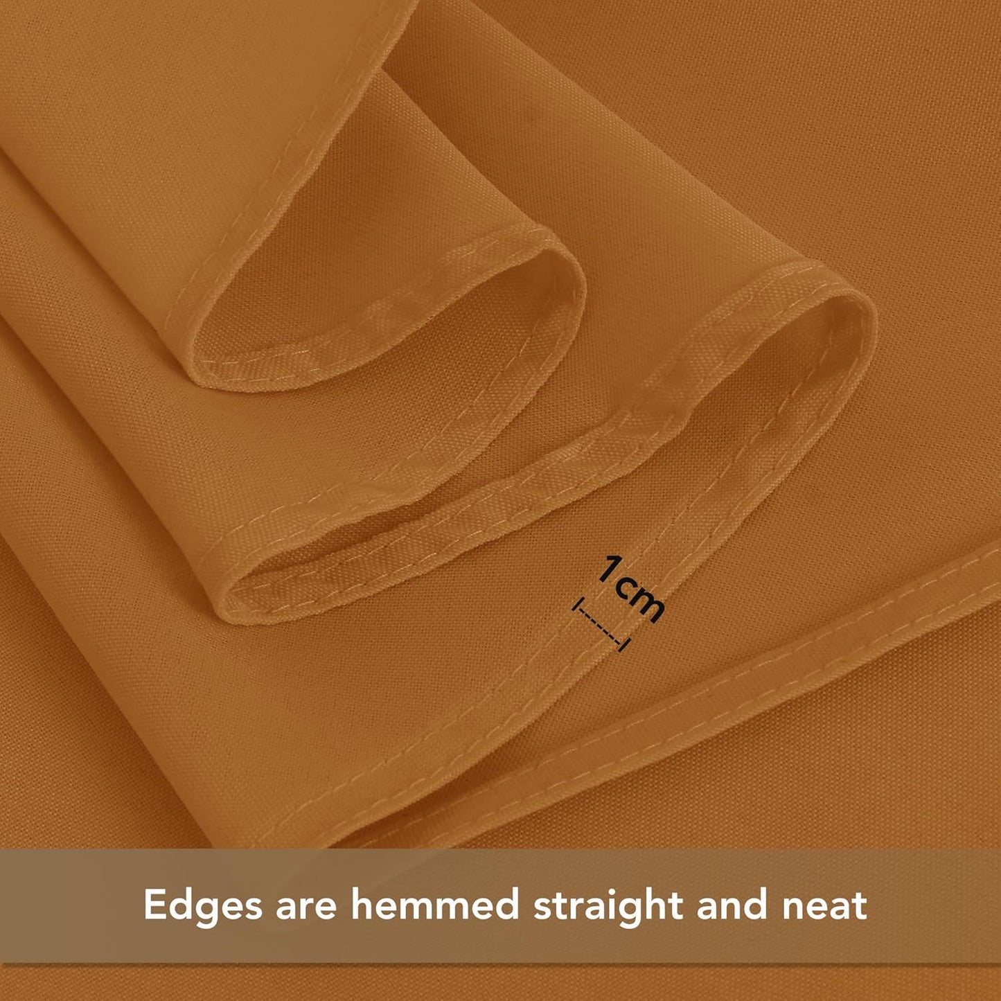 sancua Square Tablecloths 85x85 Inch Bronze - Fabric Fall Table Cloth for Square or Round Tables, Washable Polyester Table Cover for Thanksgiving Dinner, Holiday Party, Decorative Display Tables