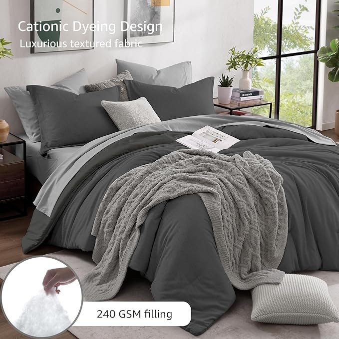 Monbix Queen Comforter Set - Image 3
