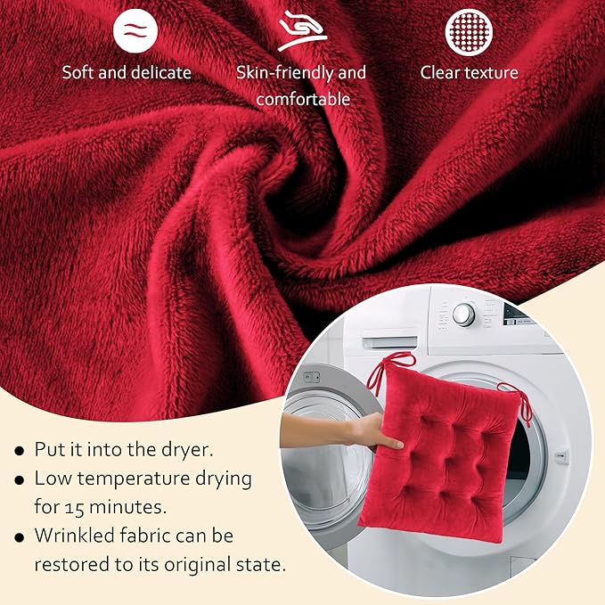 ELFJOY Rocking Chair Cushion Large Rocking Chair Pads - Image 4