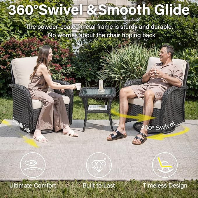Belord Wicker Outdoor Furniture Set - Image 3