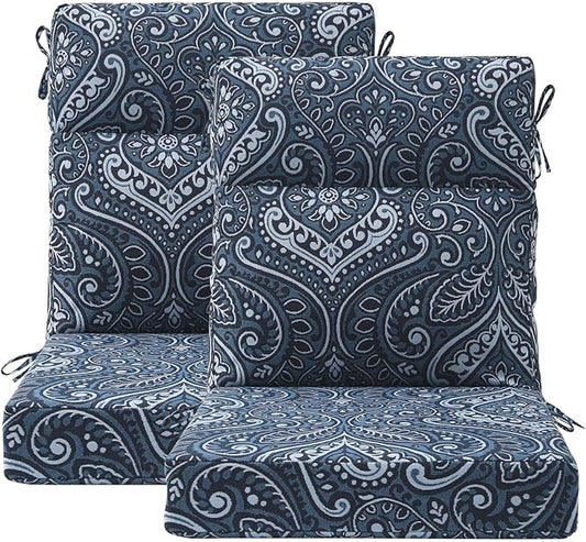 Unimatta Outdoor High Back Chair Cushion Seat Pads, 44 x 21 Inch by Unimatta