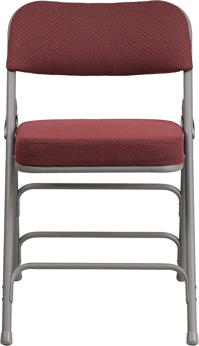 Flash Furniture 4 Pack HERCULES Series Premium Curved Triple Braced & Double - Image 5