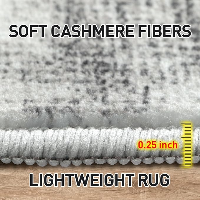 8x10 Area Rugs Washable Rug: Large Modern Abstract Living Room Rug Soft - Image 7