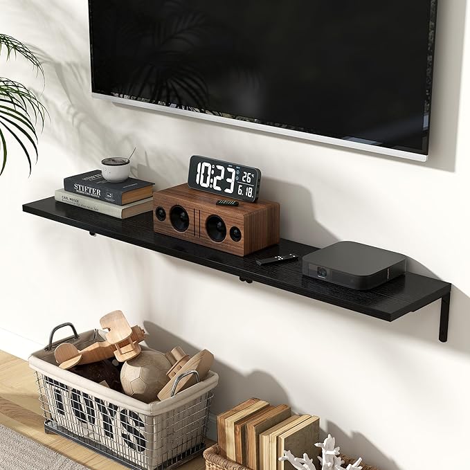 Fun Memories Deep Floating Shelves, 24W x 8D Floating Shelves Set of 2 - Image 2