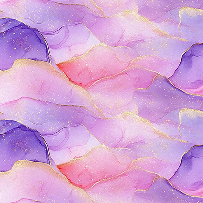 HOMETITUTE Pastel Watercolor Wallpaper Peel and Stick Purple Pink Gradient - Image 2