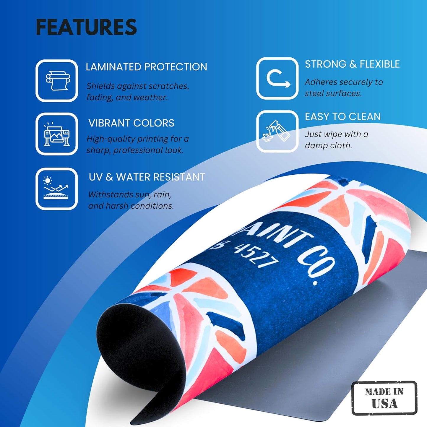 2 Pack (16in x 24in) Custom Car Magnets for Business - Personalized Magnetic Signs for Vehicles and Fridge. Custom Magnetic Signs for Cars, and Magnetic Solutions for Business Promotion