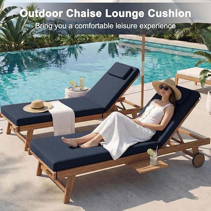 Outdoor Lounge Chair mat, 72 inches x 21 inches, Waterproof Chaise Lounge - Image 7