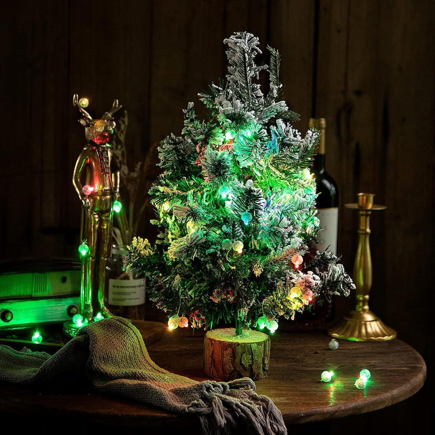 Aogist 50Pcs Balloon Lights with Hook,Long Standby Time,Waterproof Mini Light for Birthday Party Wedding Christmas Halloween Easter Decorative (Steady, Warm White)