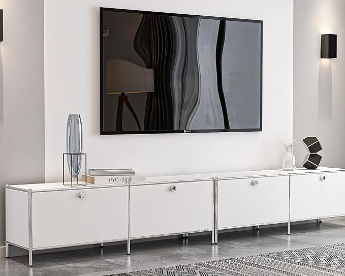 Metal Low Board Storage Cabinet - Image 2