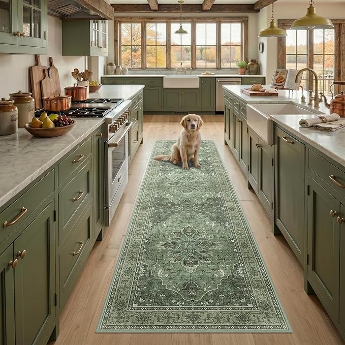 RELEANY Area Rugs 3'x10' Runner Rug Non Slip Washable by RELEANY