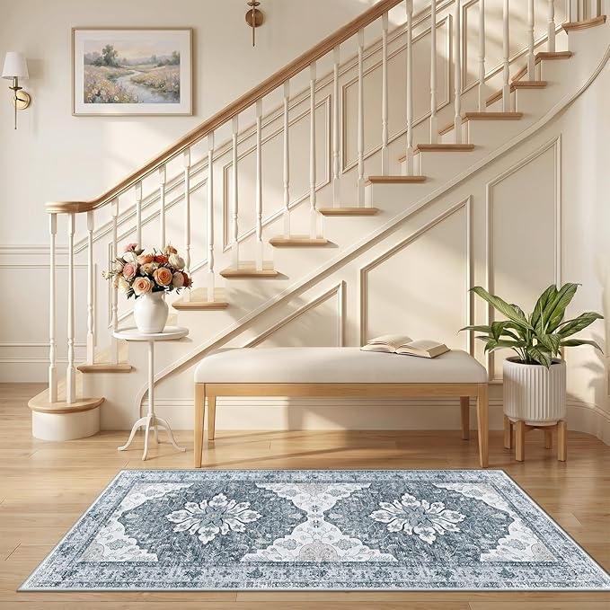 RELEANY Area Rugs 2'6"x5' Runner Rug Non Slip Washable - Image 2