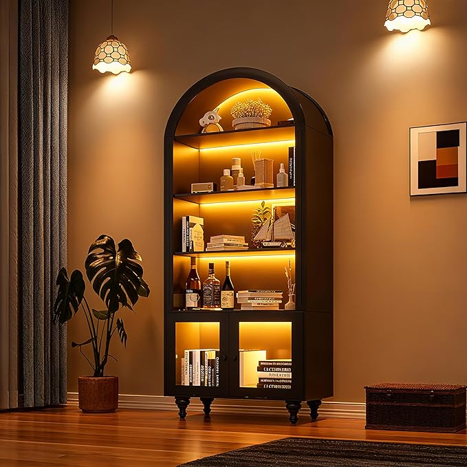 Wildhome Wooden Arched Display Storage Cabinet by WildhomeYourHomeFurnishingSolution