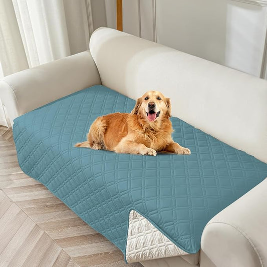 Genina Waterproof Couch Cover, Washable Anti-Slip 51 inch Loveseat Sofa Covers by Genina
