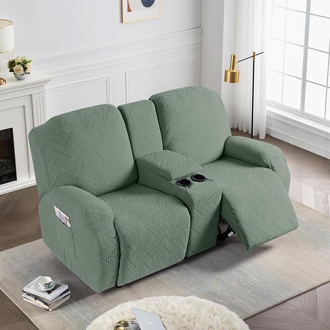 Ruaozz Loveseat Recliner Covers - Image 7