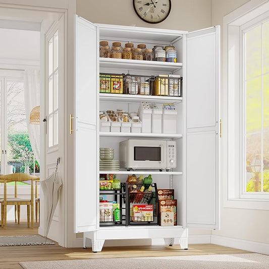 GAIOUS 71" Tall Metal Storage Cabinet by GAIOUS