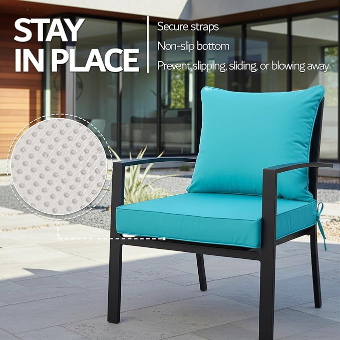 22x22 Inch Patio Chair Cushion - Image 5
