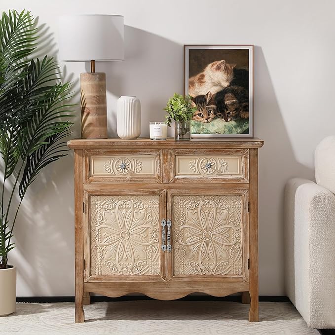 RoyalCraft Vintage Sideboard Buffet, Accent Cabinet - Image 8