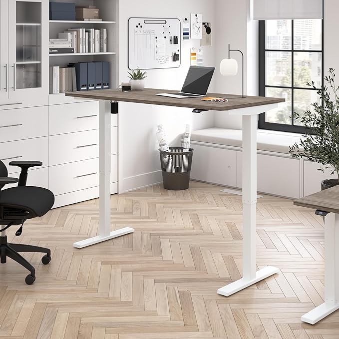 Bush Business Furniture 60-inch Electric Height Adjustable Standing Desk - Image 2