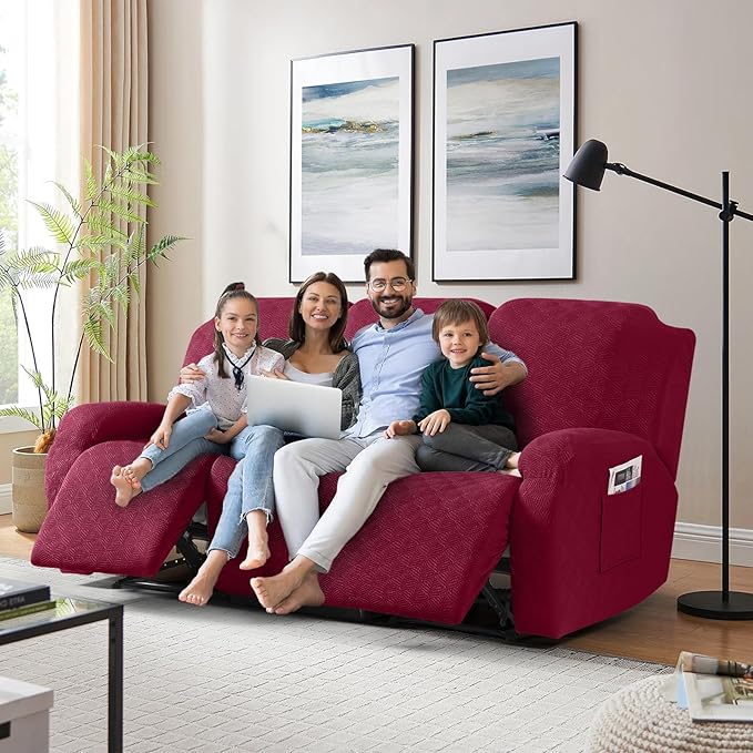 Timeles Recliner Covers for 3 Seater Reclining Couch Covers Sofa Slipcover - Image 8