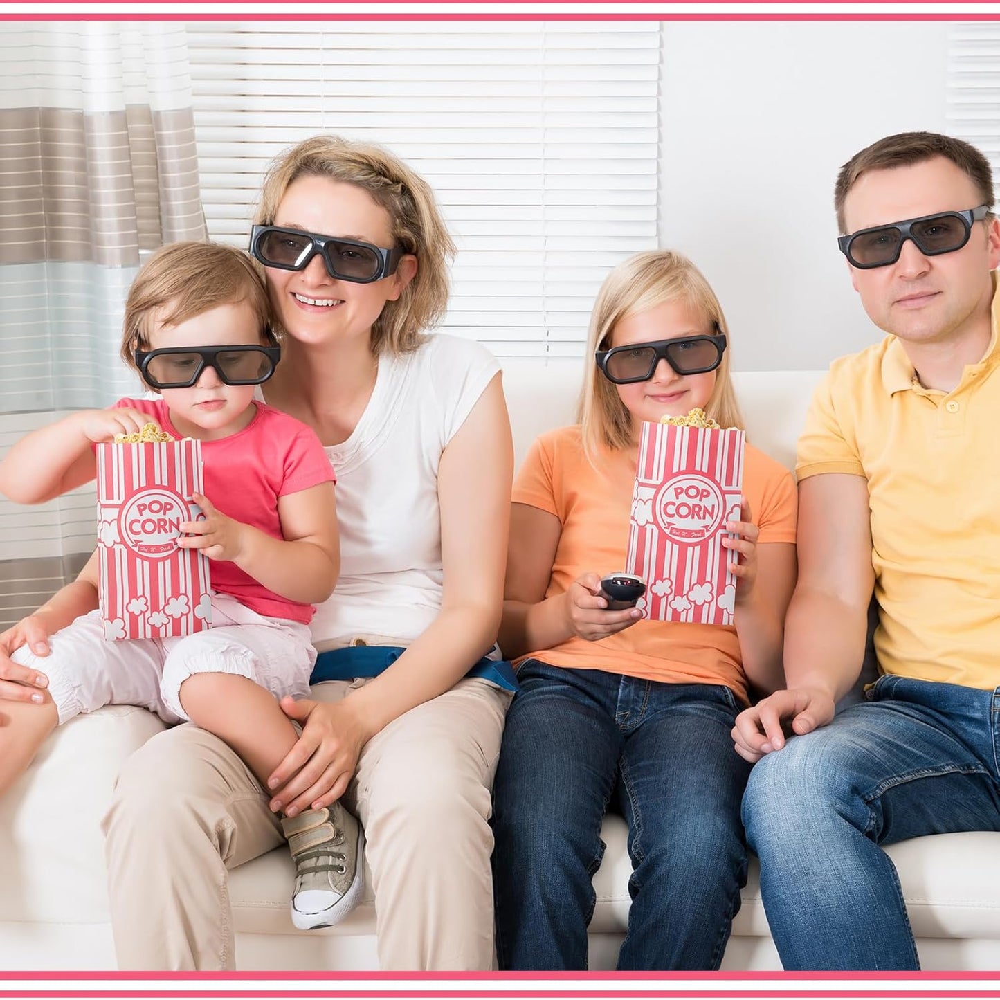 200 Pcs Paper Popcorn Bags Bulk 2 oz Large Flat Bottom Boxes Red and White Disposable Container Sleeve Movie Night Popcorn Bucket for Retro Movie Themed Party Carnival Supplies (Pink and White)