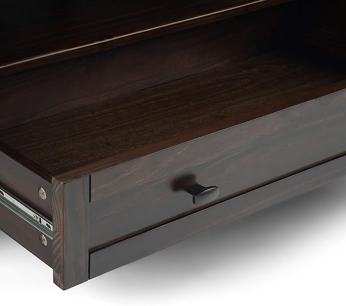 SIMPLIHOME Warm Shaker Solid Wood Transitional-Style 36-inch Wide Coffee Table - Image 11