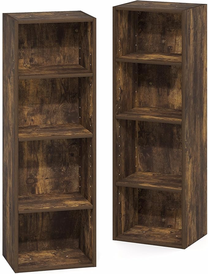 Furinno PASIR Book Shelf, 8-Tier Bookshelf, Bookcase - Image 3