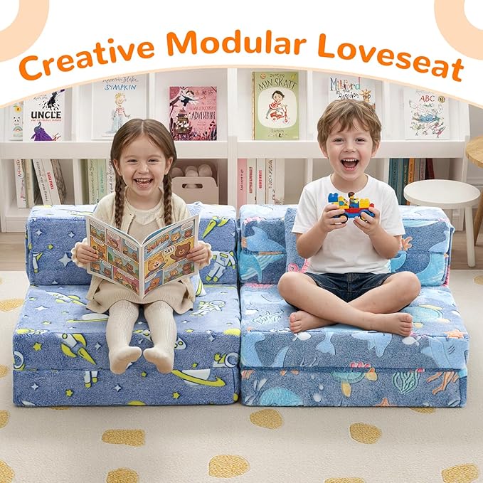 MeMoreCool Foldable Futon Chair Bed - Image 6