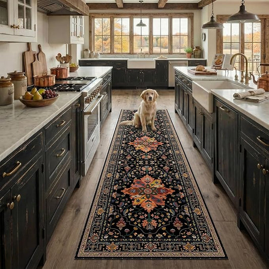 RELEANY Area Rugs 2'x8' Runner Rug Non Slip Washable by RELEANY