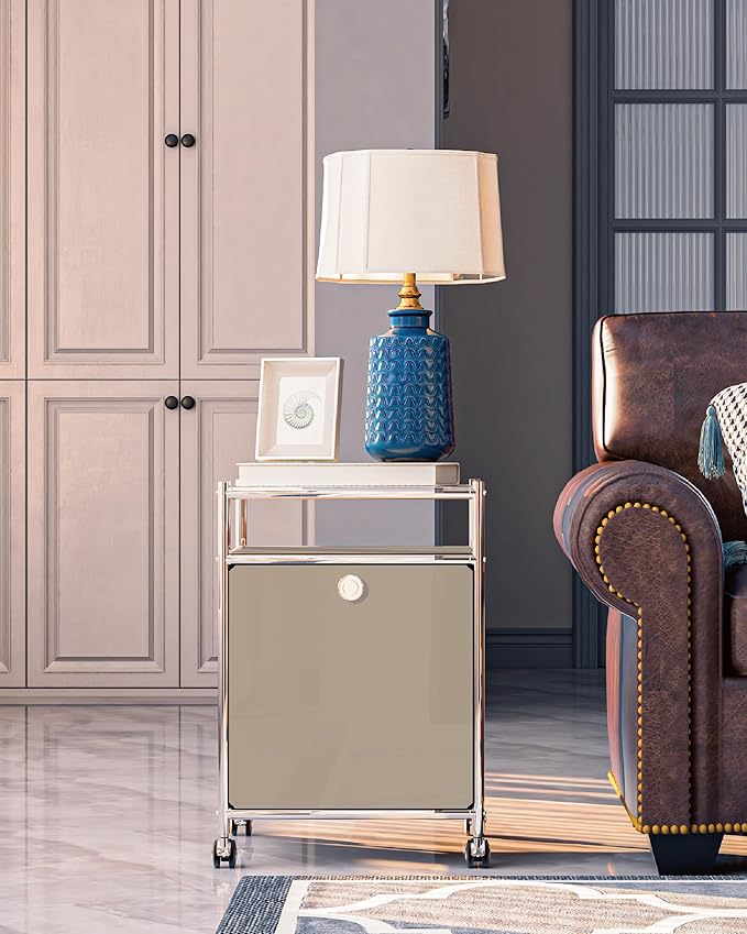 Elegant Matte Storage Cart - Image 6