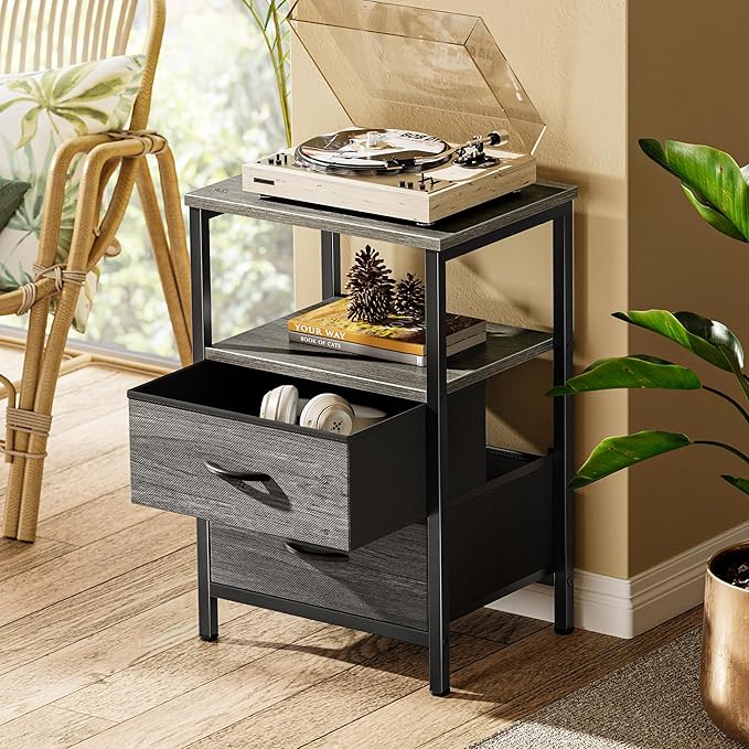 Huuger Night Stand Set of 2, Nightstand - Image 2