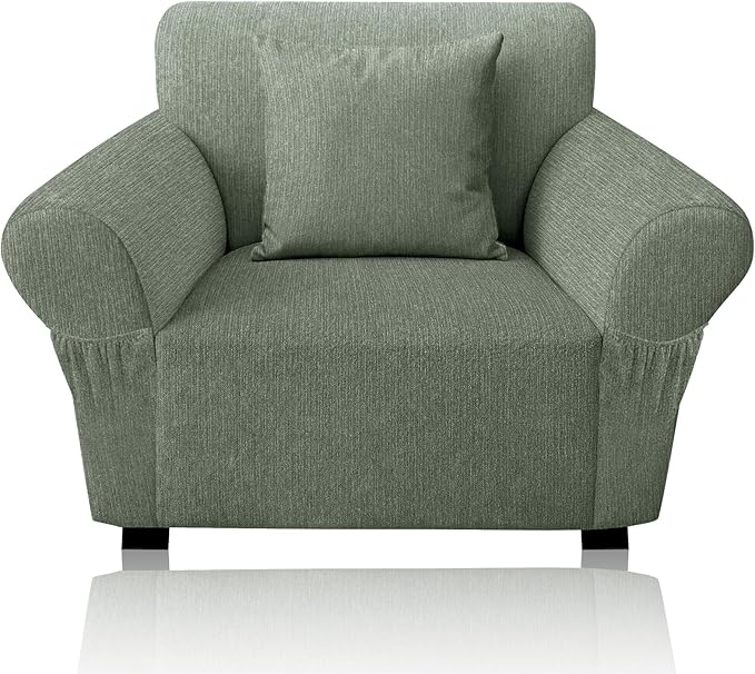 Armchair Slipcover with 1 Pillow Cover by Jcones