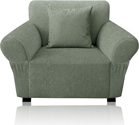 Armchair Slipcover with 1 Pillow Cover by Jcones
