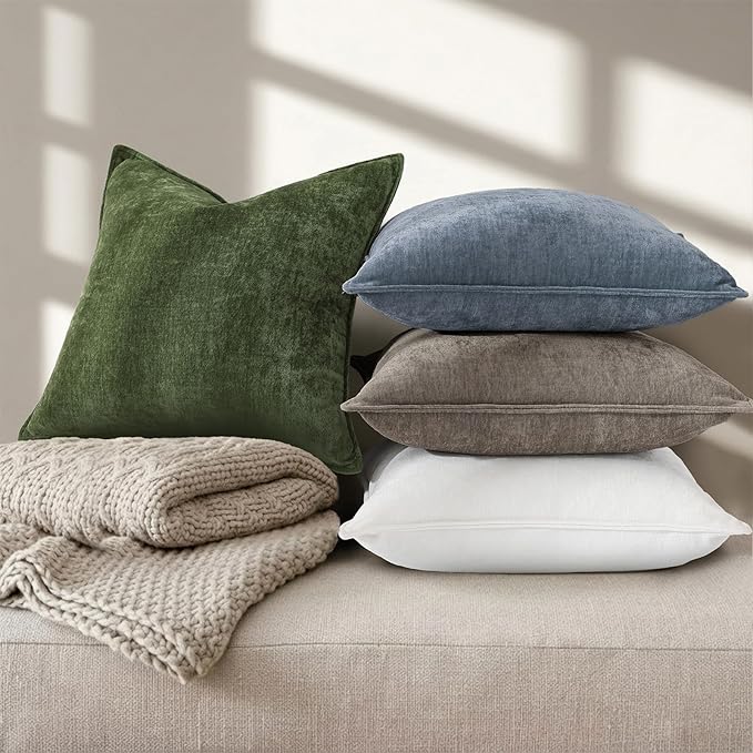 decorUhome Summer Couch Throw Pillow Covers 20x20 Set of 2, Decorative Soft - Image 6