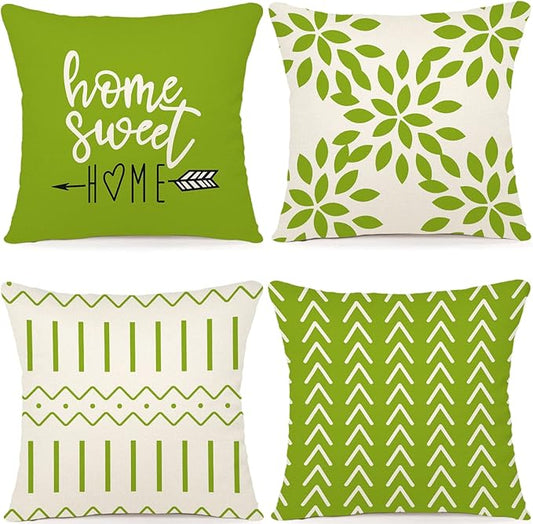 YCOLL Pillow Covers 16x16 Set of 4, Modern Sofa Throw Pillow Cover, Decorative by PillowCoversExpert