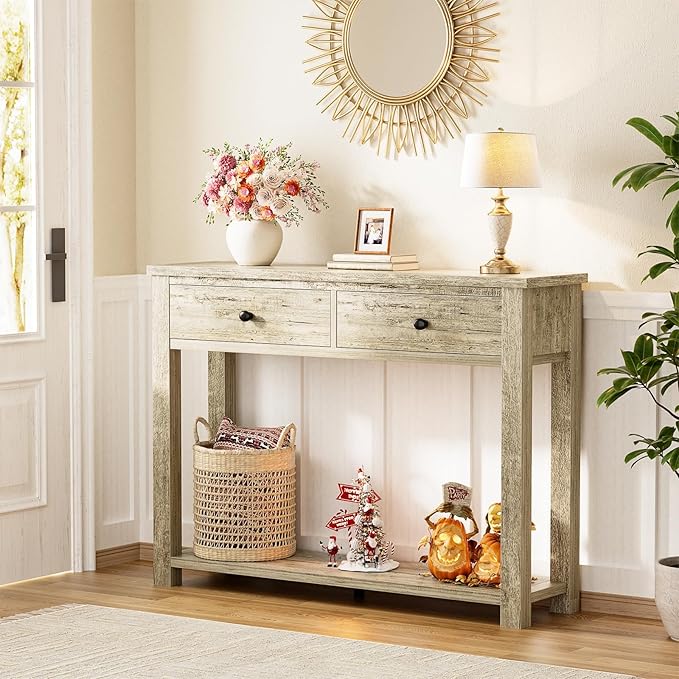 Homieasy Farmhouse Console Table - Image 2