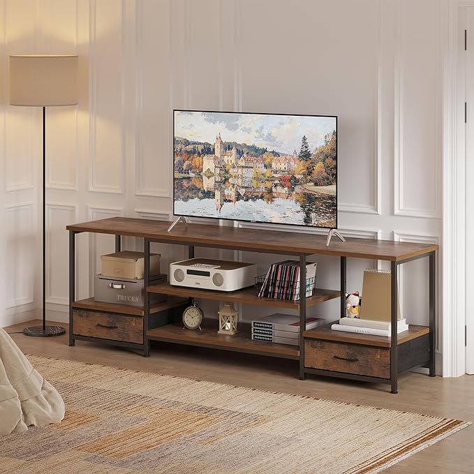 DUMOS 63 inch TV Stand, Entertainment Center - Image 9