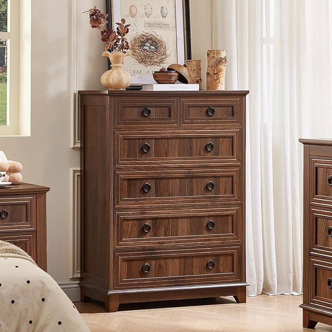 Joaxswe Farmhouse 6 Drawer Dresser by Joaxswe