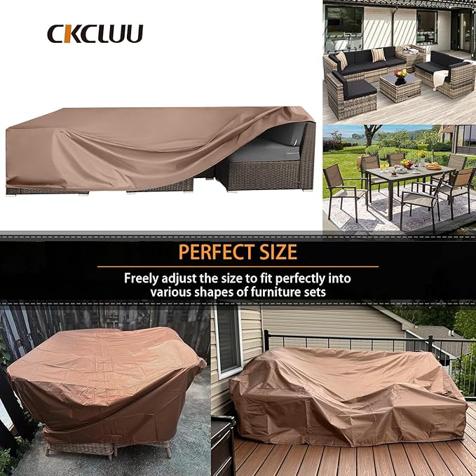 Patio Furniture Set Cover Waterproof Outdoor Furniture Covers Heavy Duty - Image 6