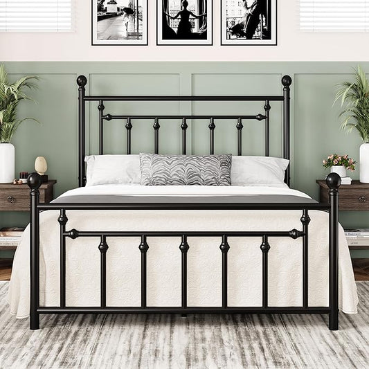 Allewie 14 Inch Queen Size Metal Platform Bed Frame by Allewie
