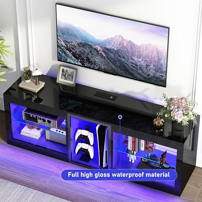chartustriable LED TV Stands W/Power Outlet - Image 9