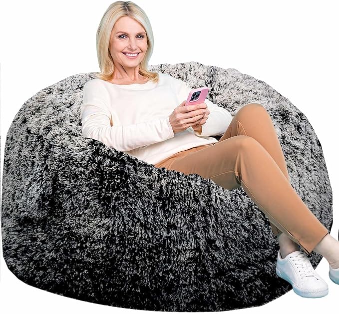 Bean Bag Chairs, Memory Foam Stuffing Bean Bag Chair by Unknown
